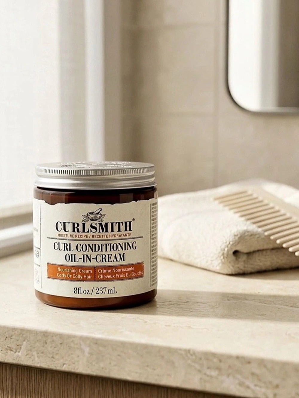 Curlsmith Curl Conditioning Oil-in-Cream Hair Treatment 8 fl oz NWT